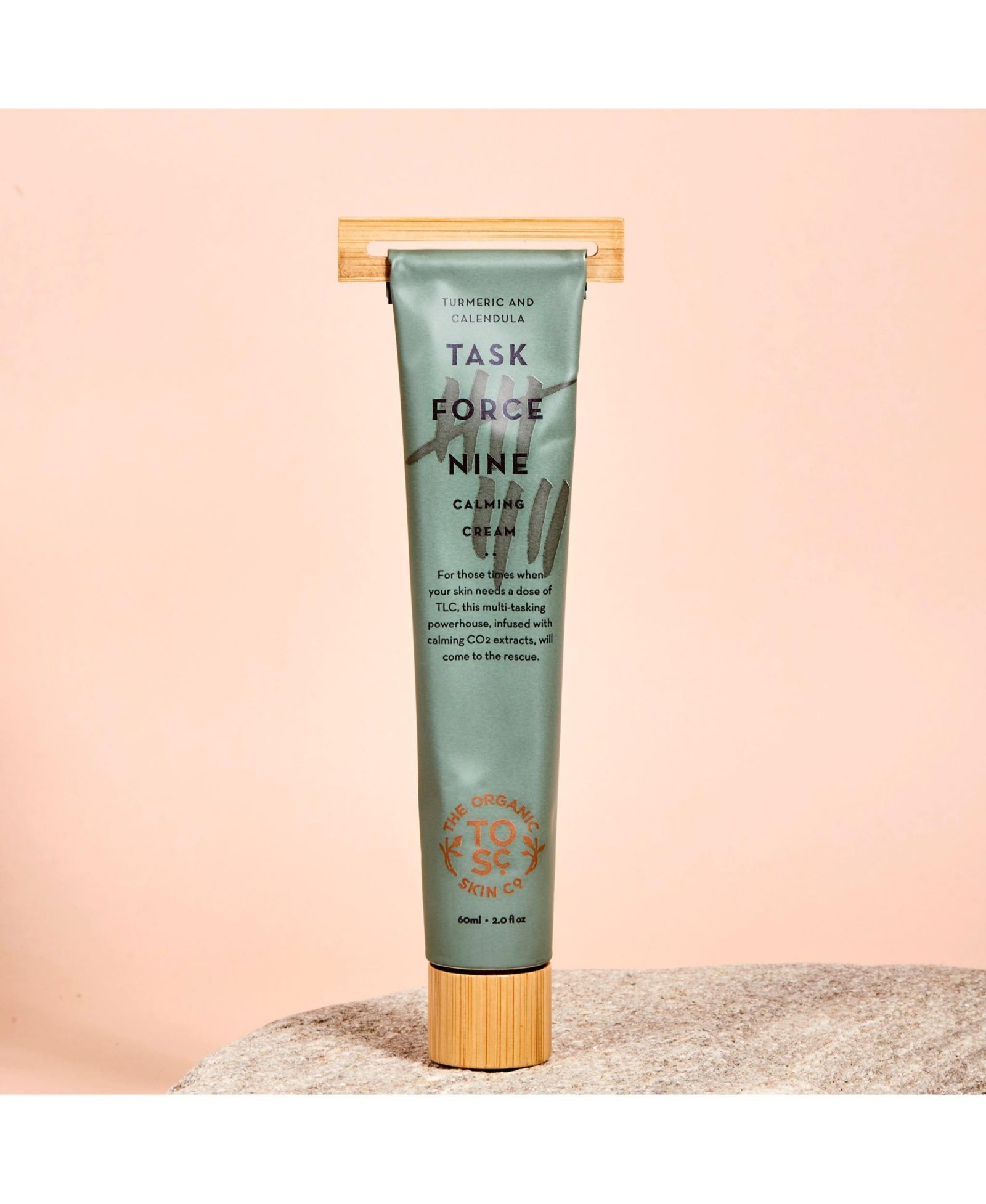 The Organic Skin Co Task Force Nine Calming Cream & Organic Face Moisturizer | Calming Calendula Cream For Sensitive & Irritated Skin | For Men and Women