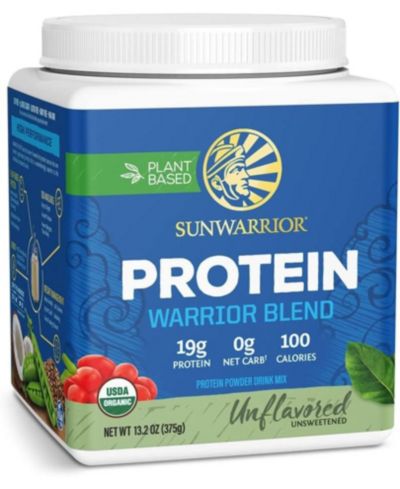 Warrior Blend, Unflavored, Sunwarrior, Protein Powder 375gm