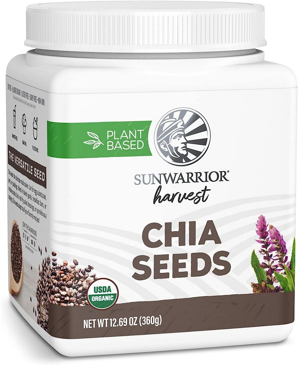 Семена чиа Sunwarrior Organic Non-GMO Keto Superfood, 360g