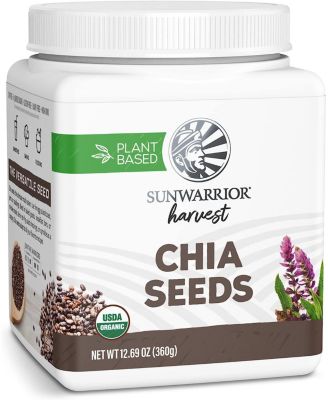 Семена чиа Sunwarrior Organic Non-GMO Keto Superfood, 360g