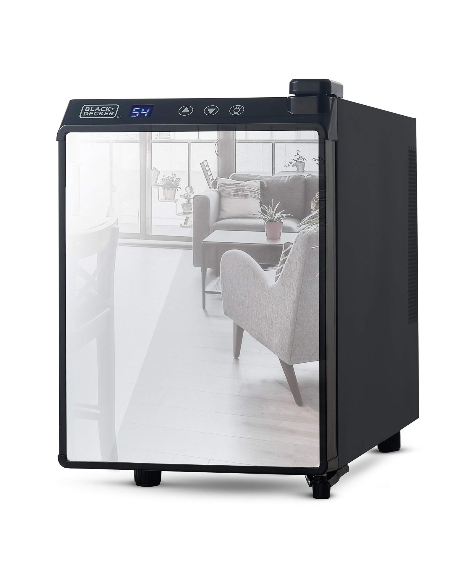 BLACK+DECKER 6 Bottle Capacity Wine CellarMirror Door