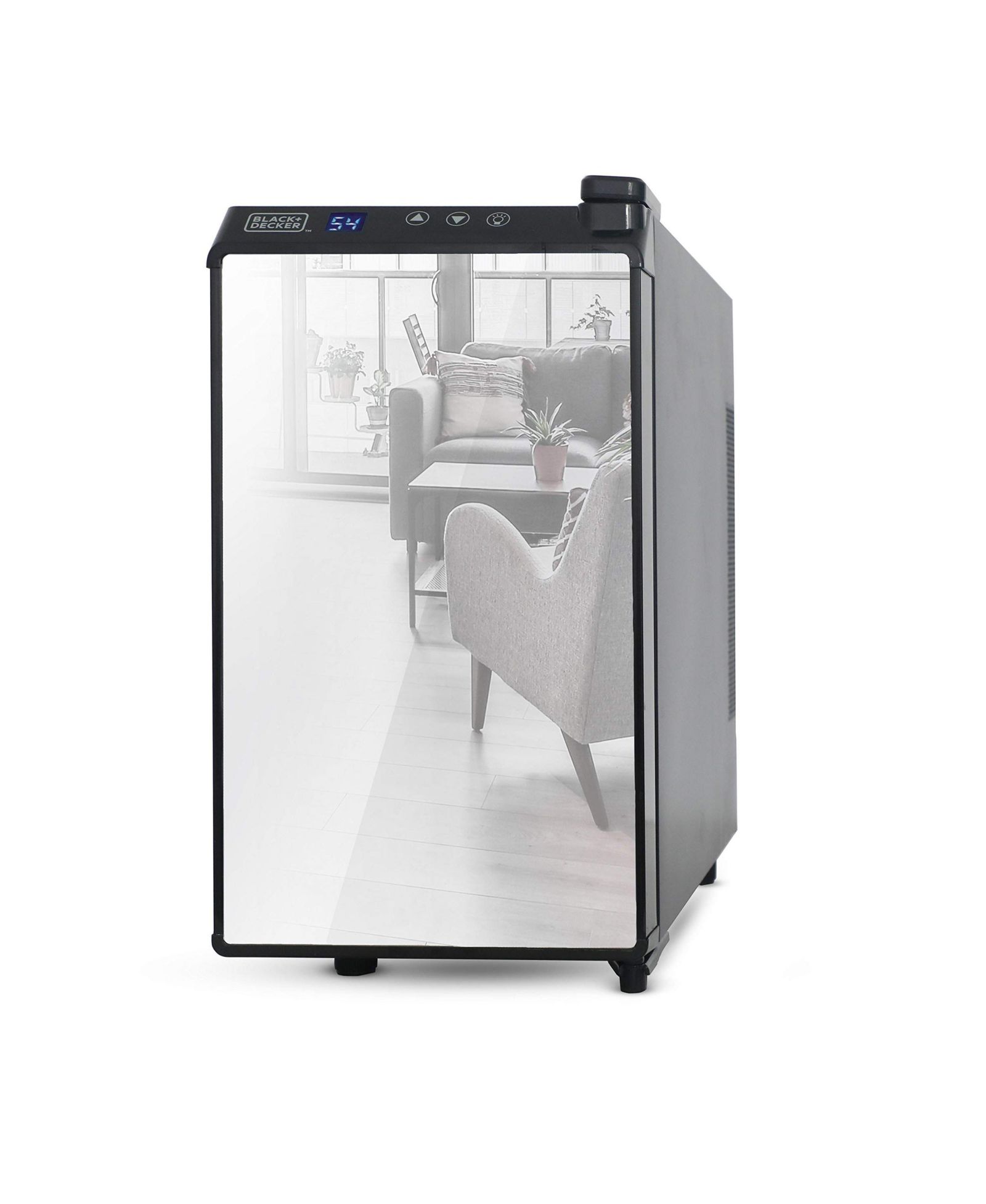 BLACK+DECKER 8 Bottle Capacity Wine CellarMirror Door