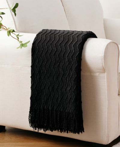Battilo Wave-Link текстурный легкий плед 50" x 60"