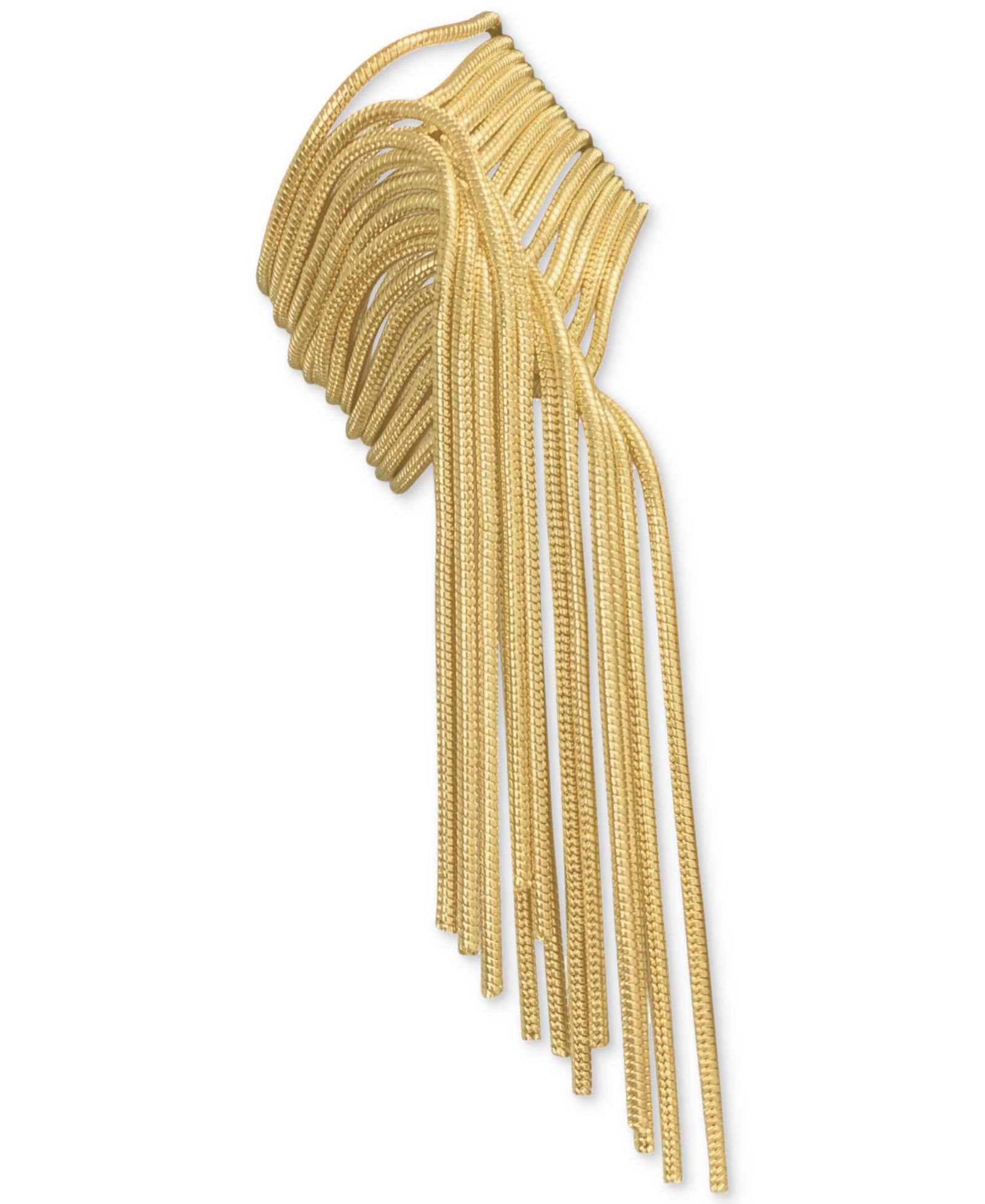 ADORNIA браслет Statement с текстурированной цепью, позолота 14k Gold-Plated