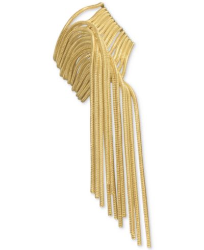 ADORNIA браслет Statement с текстурированной цепью, позолота 14k Gold-Plated