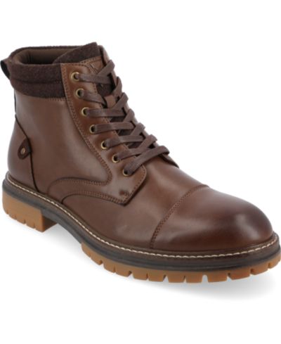 Ботинки Vance Co. Men's Fegan Tru Comfort Foam Cap Toe Lace-Up Ankle