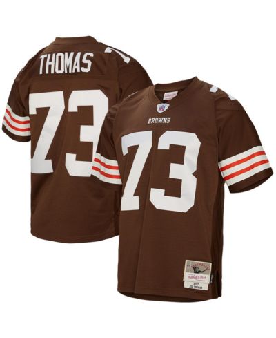 Мужская джерси Mitchell & Ness Joe Thomas Brown Cleveland Browns 2007 Legacy Retired Player
