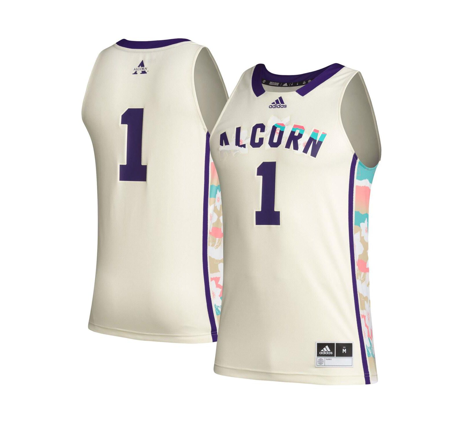 adidas Мужская баскетбольная джерси Alcorn State Braves, цвет Khaki
