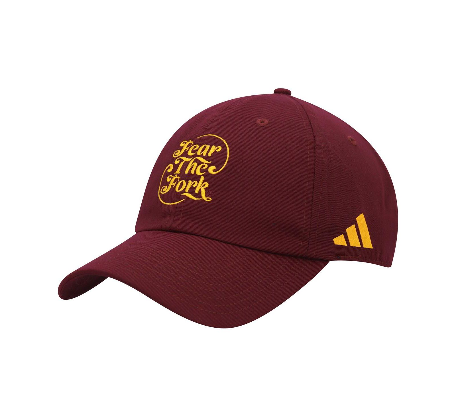 Мужская кепка adidas Maroon Arizona State Sun Devils Slouch Adjustable