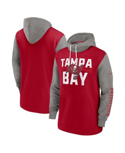 Nike Мужское красное худи с цветовым блоком Tampa Bay Buccaneers