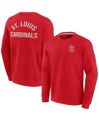 Свитшот Fanatics Signature Red St. Louis Cardinals мягкий флис, Мужской и Женский