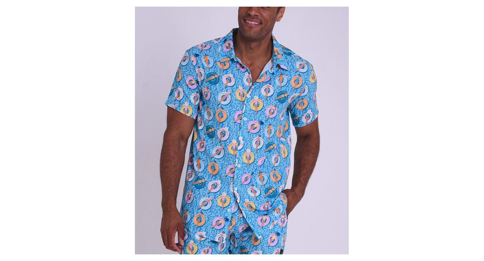 Poolside Men's Short Sleeve Shirt