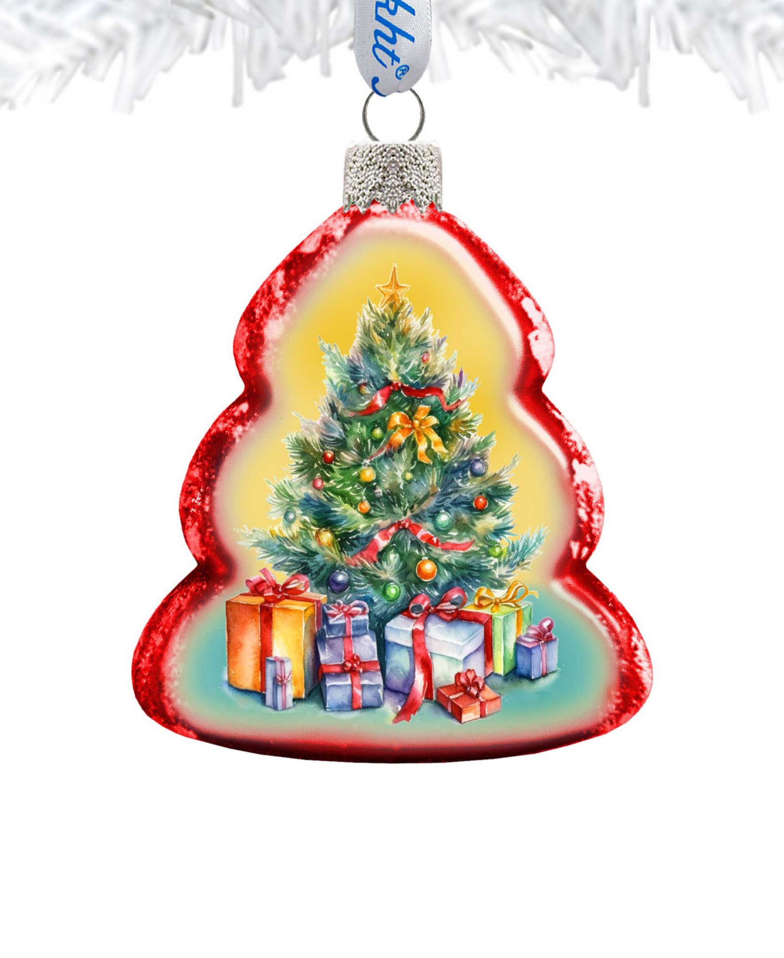 Рождественские украшения Designocracy Christmas Tree Keepsake Mercury Glass G. DeBrekht