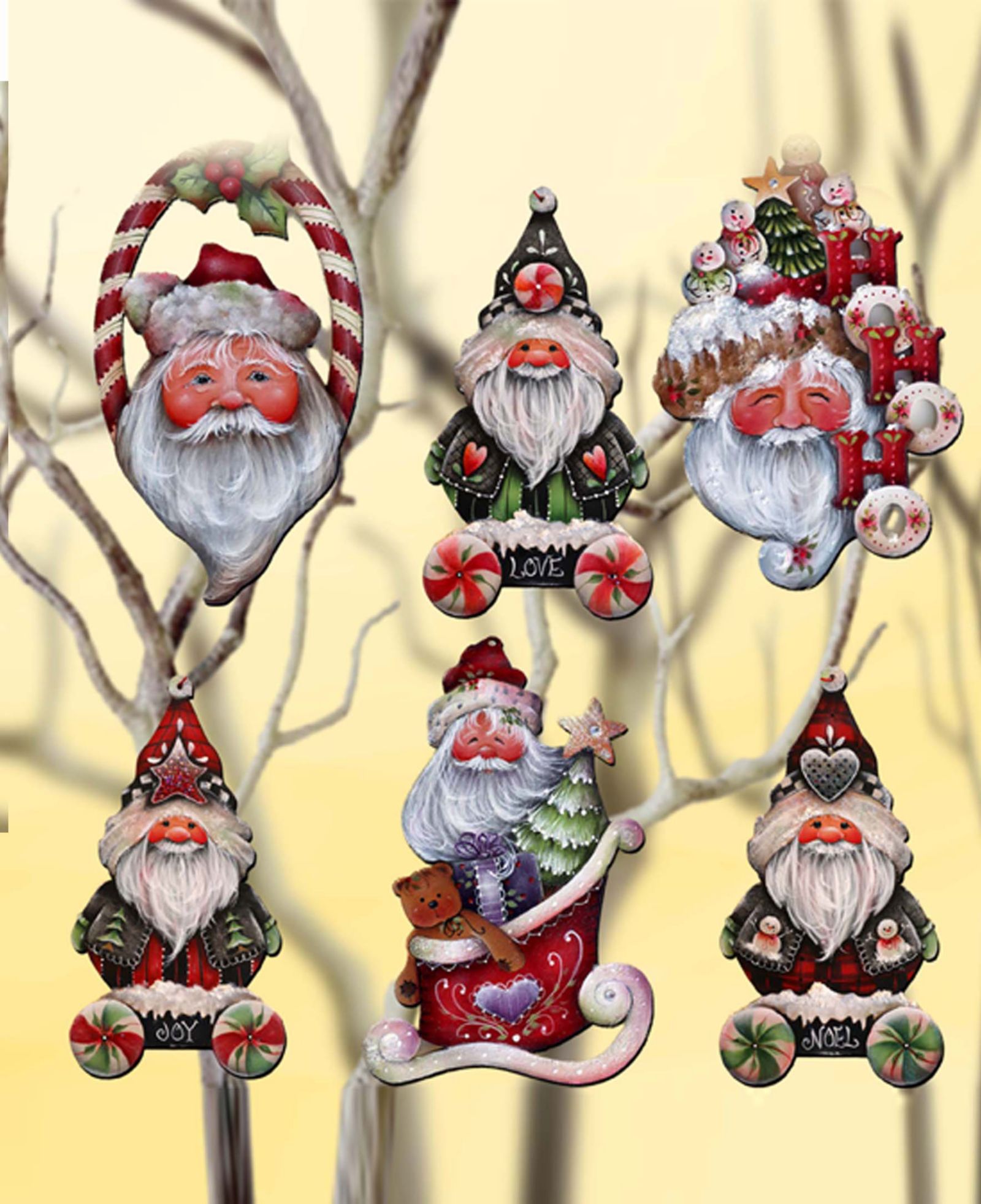 Набор елочных украшений Designocracy Magical Baby Santa