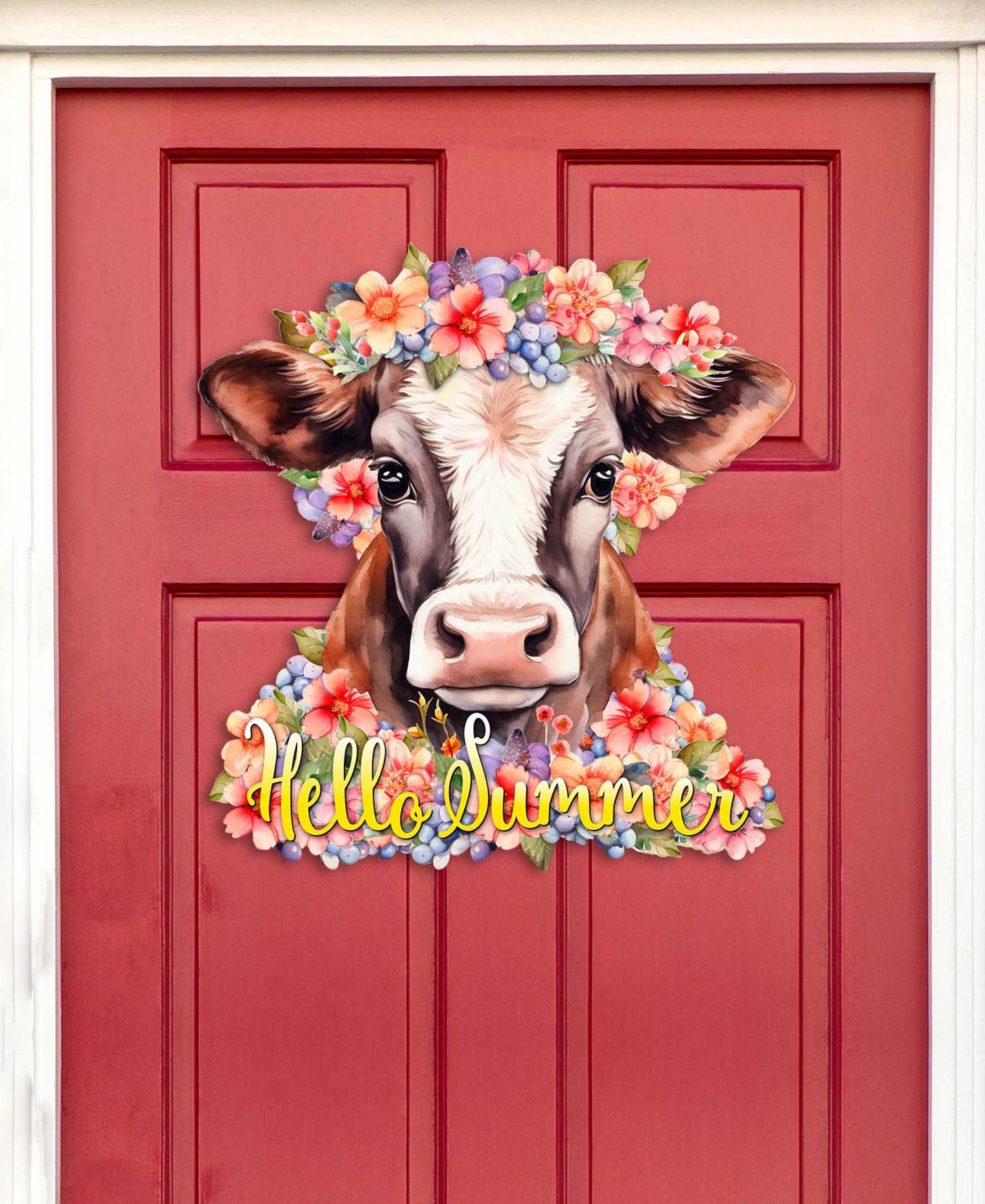 Designocracy праздничное деревянное приветственное украшение Hello Summer G. DeBrekht