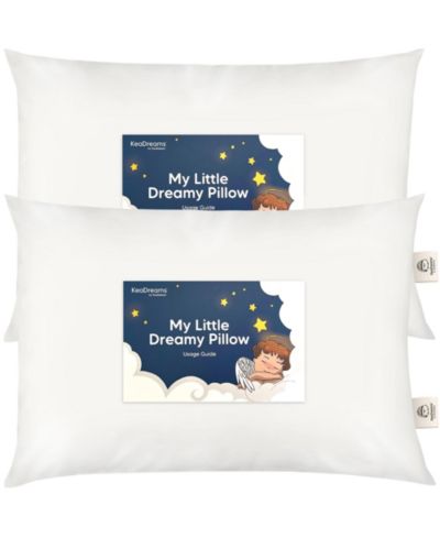 Набор из 2 шт. детских подушек KeaBabies Jumbo Toddler Pillow, органический хлопок, 14X20