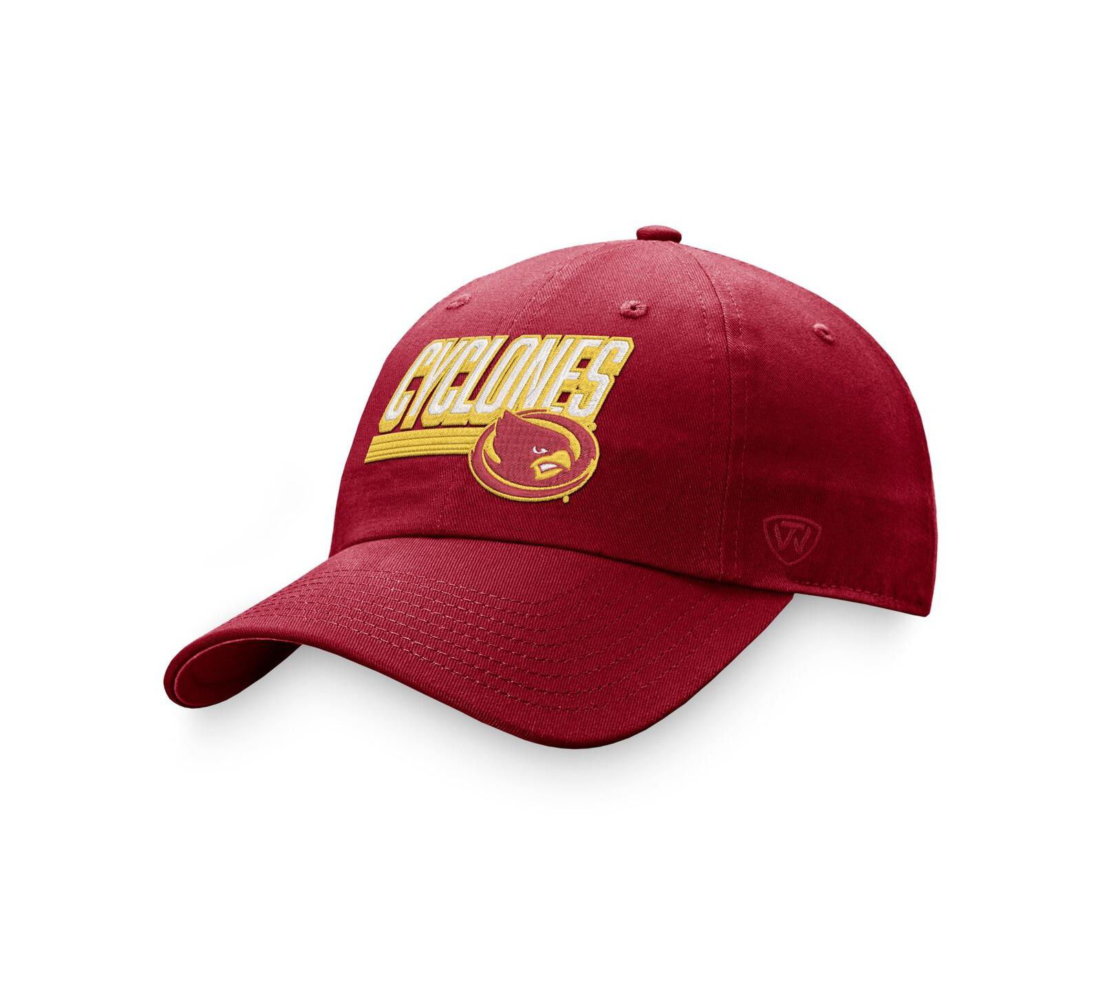 Мужская регулируемая кепка Top of the World Cardinal Iowa State Cyclones Slice