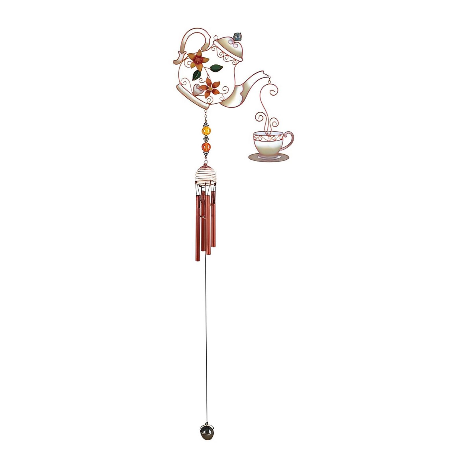 FC Design набор для заваривания чая длиной 32" с колокольчиком Wind Chime и медным украшением