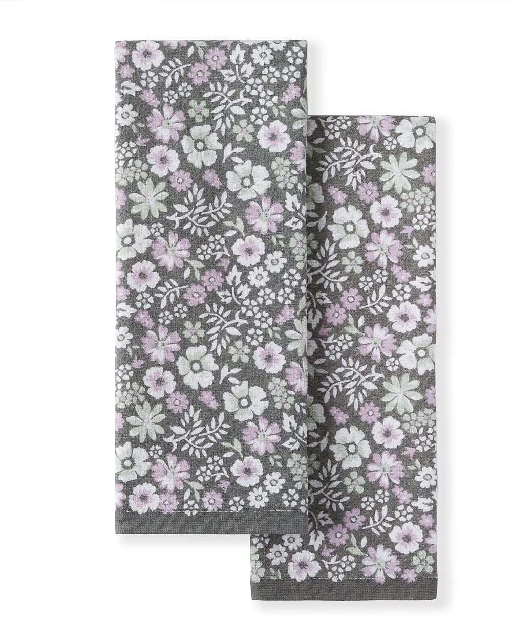 Кухонное полотенце Martha Stewart Ditsy Floral, набор из 2 шт., 16" x 28"