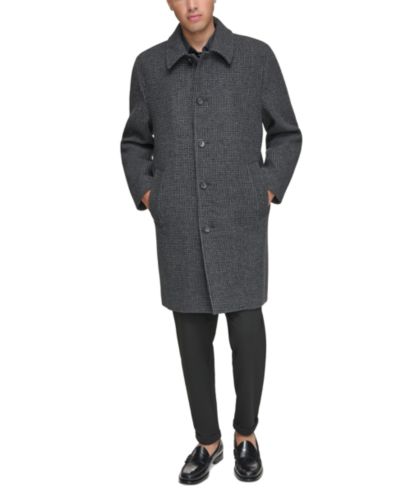 Marc New York Men's Rennel Houndstooth Single-Breasted Topcoat