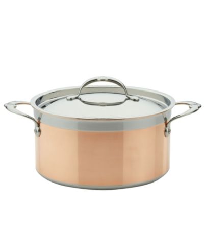 Hestan CopperBond Copper Induction 6-Quart Covered Stock Pot
