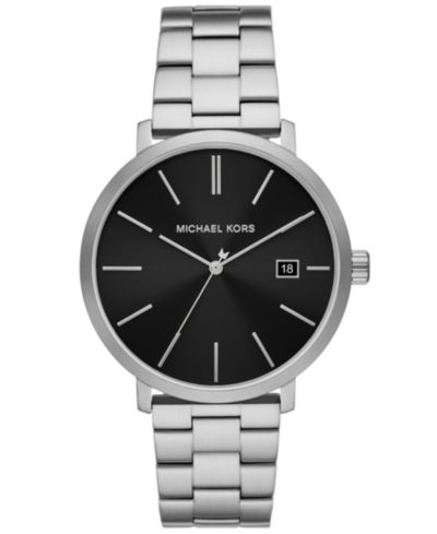 Мужские часы Michael Kors Blake Three-Hand Date Stainless Steel 42mm