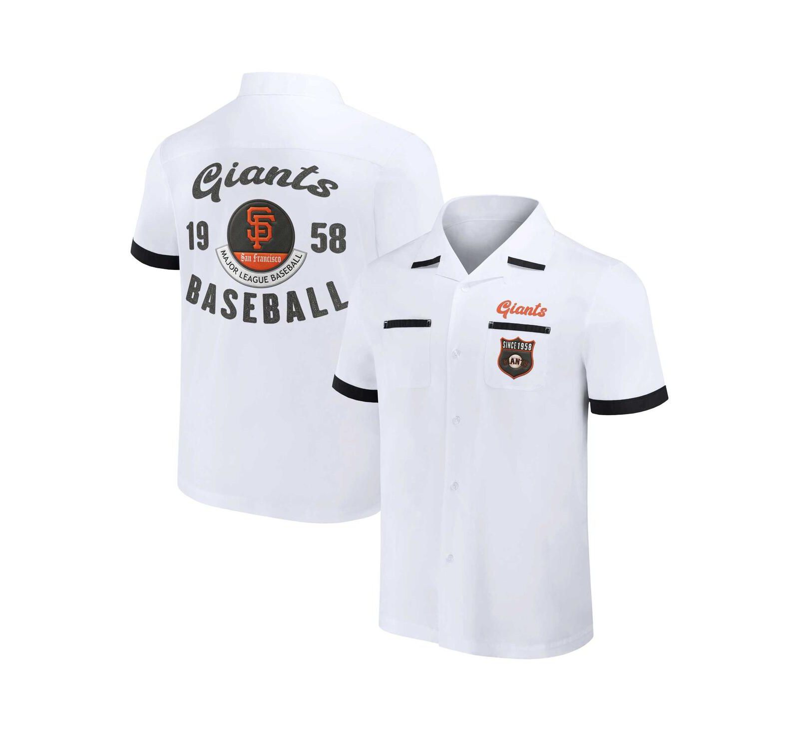 Мужская рубашка с кнопками San Francisco Giants от Darius Rucker Collection