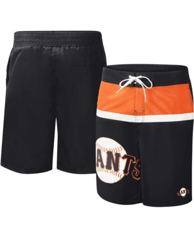 Men's G-III Sports by Carl Banks Black San Francisco Giants Sea Wind Swim Shorts