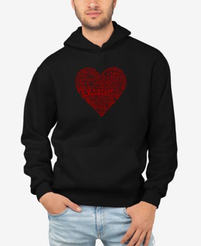 LA Pop Art Мужской худи Love Yourself Word Art