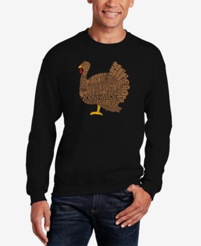 Мужской свитшот LA Pop Art Thanksgiving Word Art
