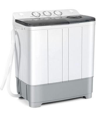 Costway Портальная стиральная машина Twin Tub (13.2lbs) и отжимная машина (8.8lbs)