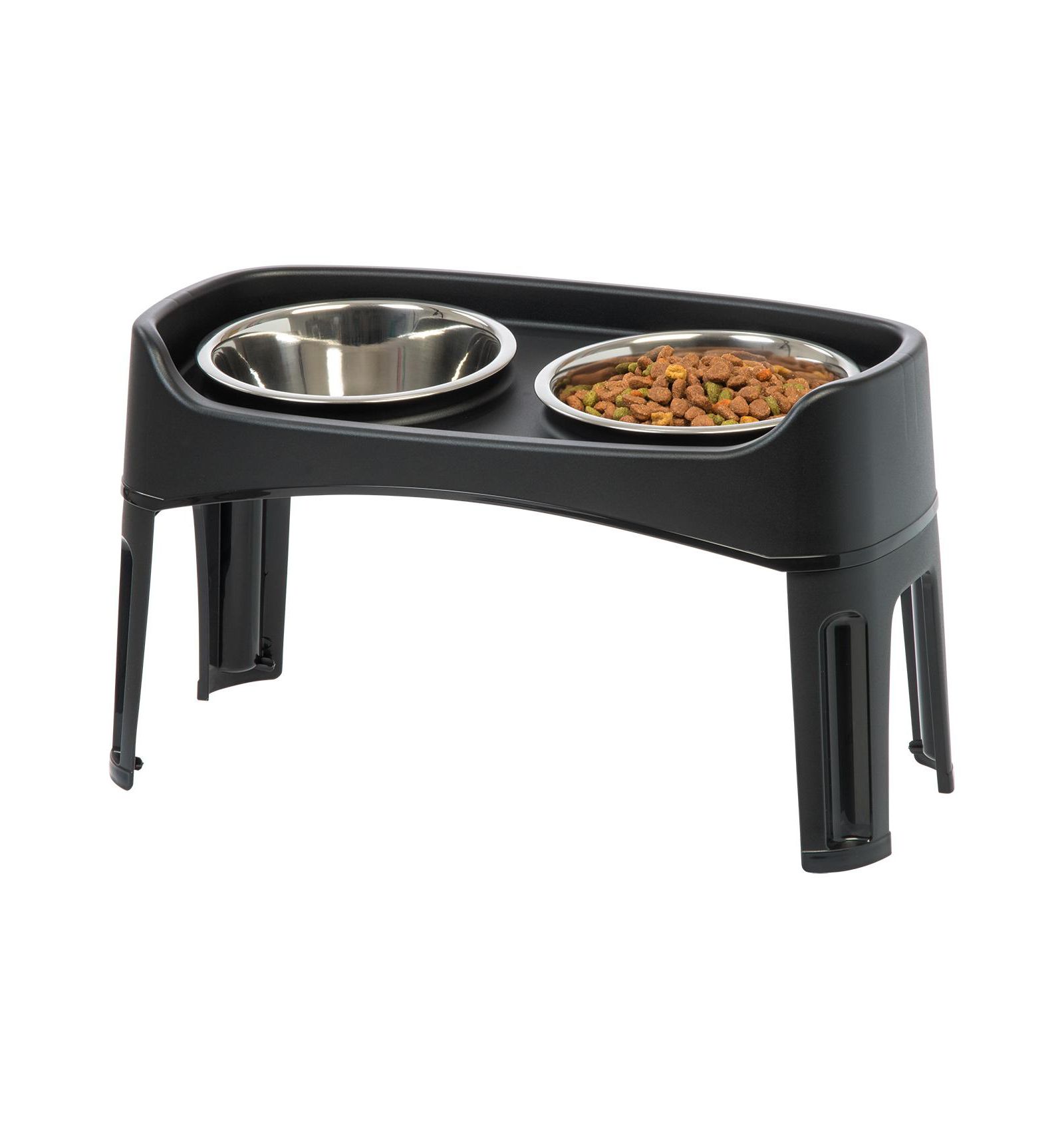 Подставка для корма IRIS Large Pet Plastic Elevated Black