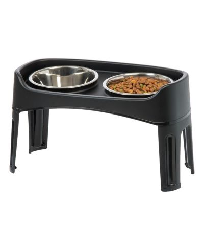Подставка для корма IRIS Large Pet Plastic Elevated Black