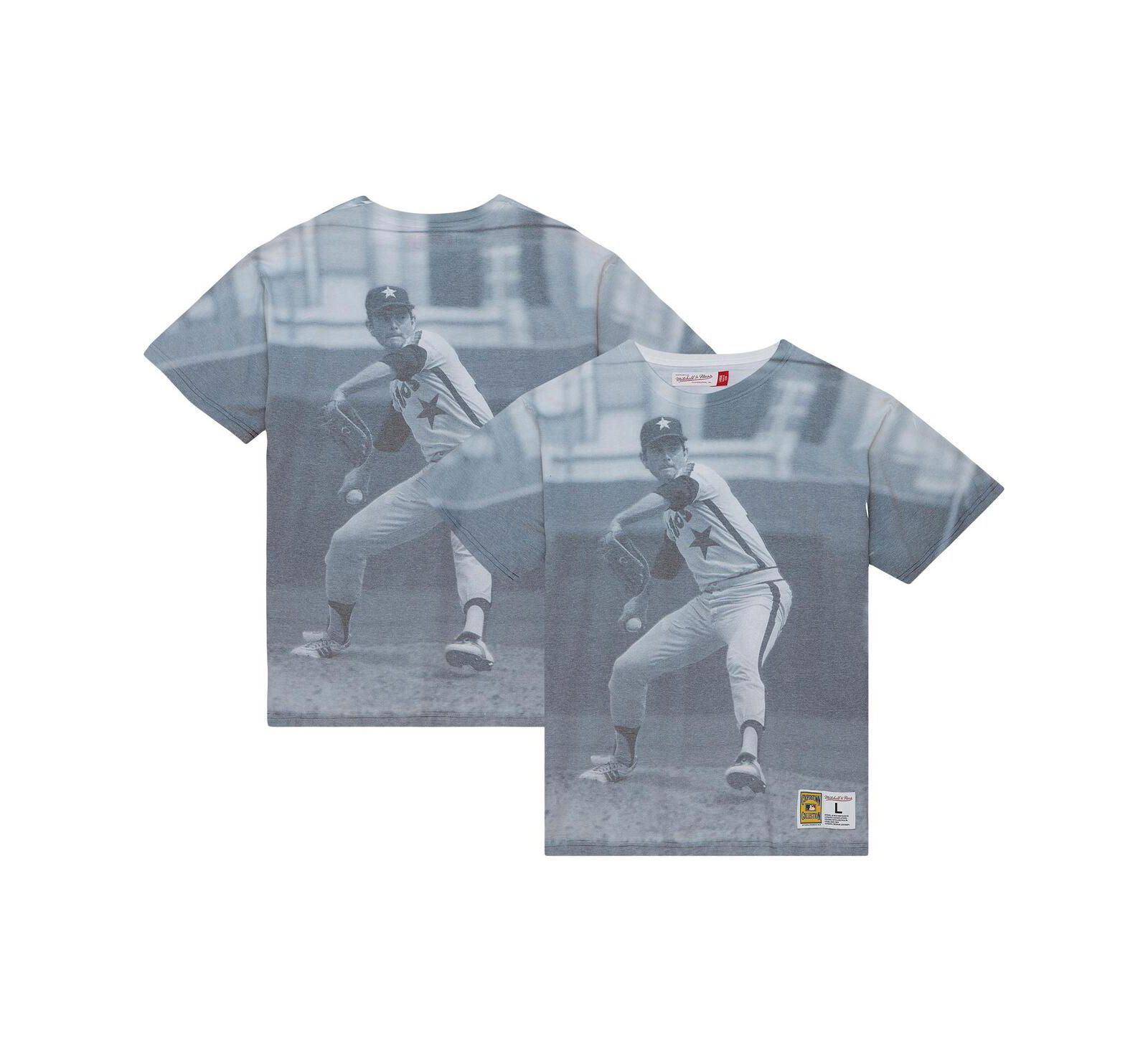 Men's Mitchell & Ness Nolan Ryan Houston Astros Cooperstown Collection Highlight Sublimated Player Graphic T-shirt