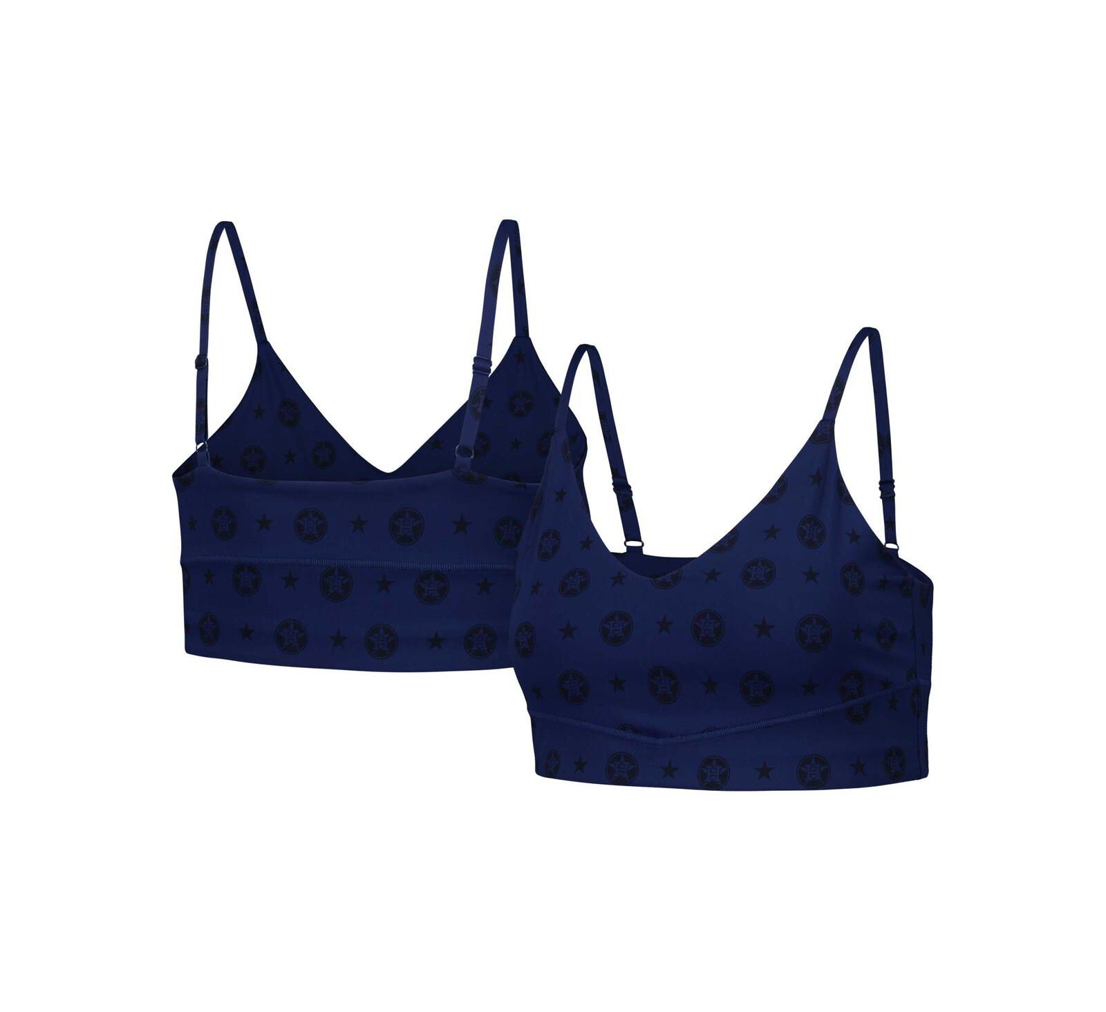Women's Terez Navy Houston Astros Active Bra