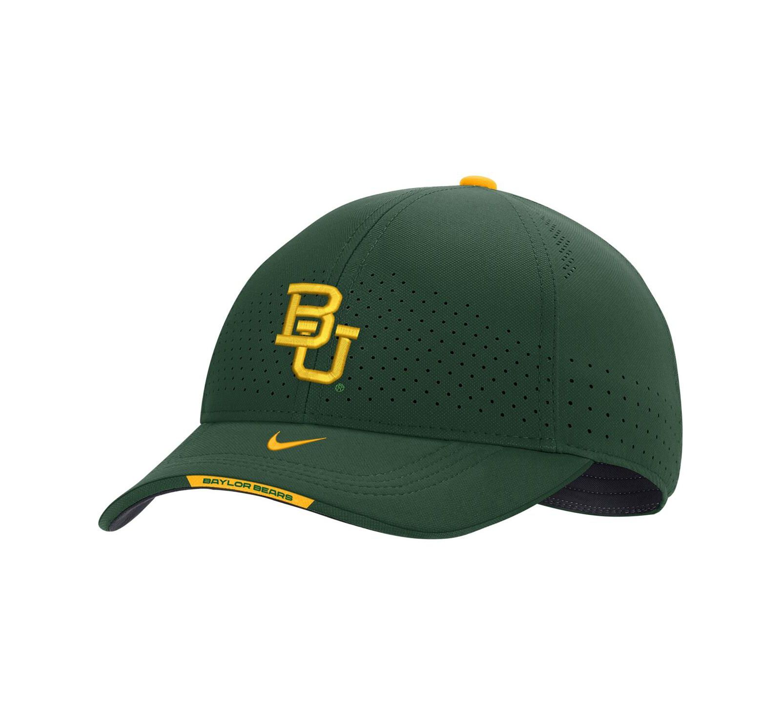 Мужская кепка Nike Baylor Bears Classic99 Swoosh Performance Flex, зеленая