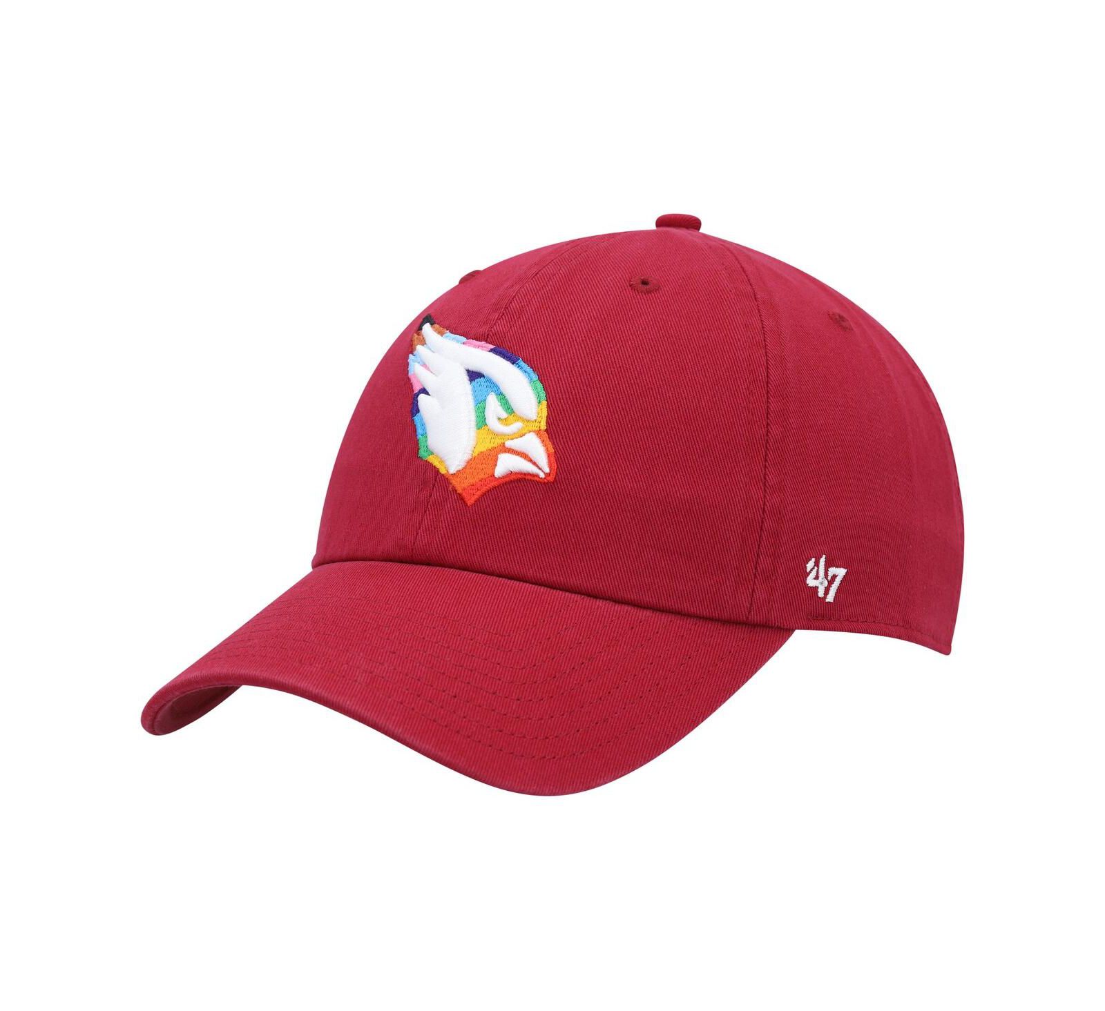 Кепка '47 Brand Cardinal Arizona Cardinals Pride Clean Up регулируемая