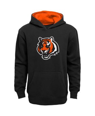 Big Boys Black Cincinnati Bengals Prime Pullover Hoodie