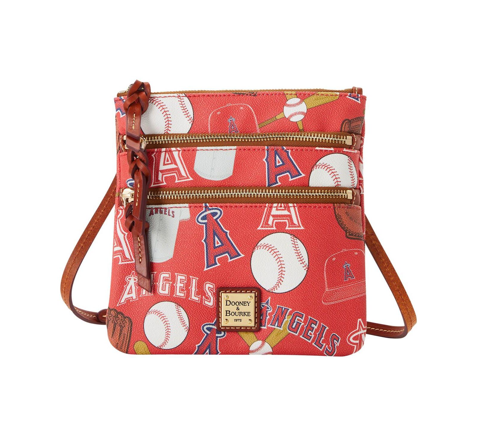 Dooney & Bourke Женская сумка через плечо Los Angeles Angels Game Day Triple Zip Crossbody