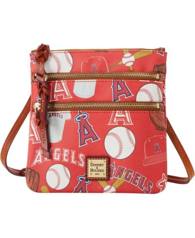 Dooney & Bourke Женская сумка через плечо Los Angeles Angels Game Day Triple Zip Crossbody