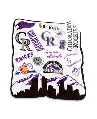 Colorado Rockies 50'' x 60'' Native Raschel Plush Throw Blanket