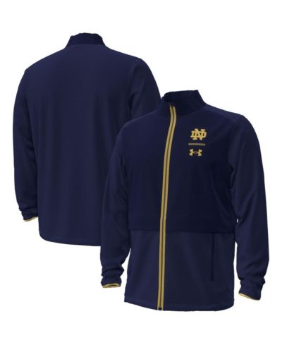 Мужская куртка Under Armour Navy Notre Dame Fighting Irish 2023 Aer Lingus College Football Classic Full-Zip