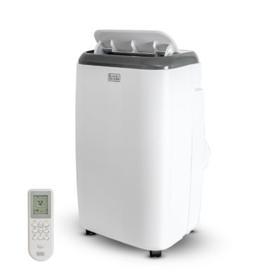 Портативный кондиционер BLACK+DECKER, 8,000 BTU (5,000 BTU SACC) для комнат до 350 Sq. Ft., с пультом управления, BPT05WTBA