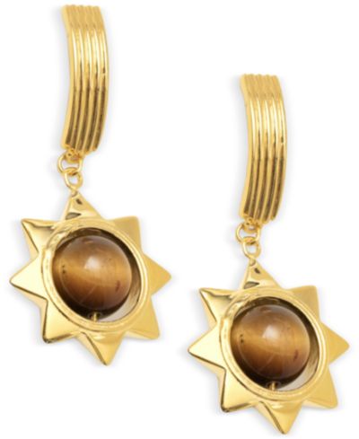 Серьги Nectar Nectar New York 18k Gold-Plated Matahari Sunny Drop