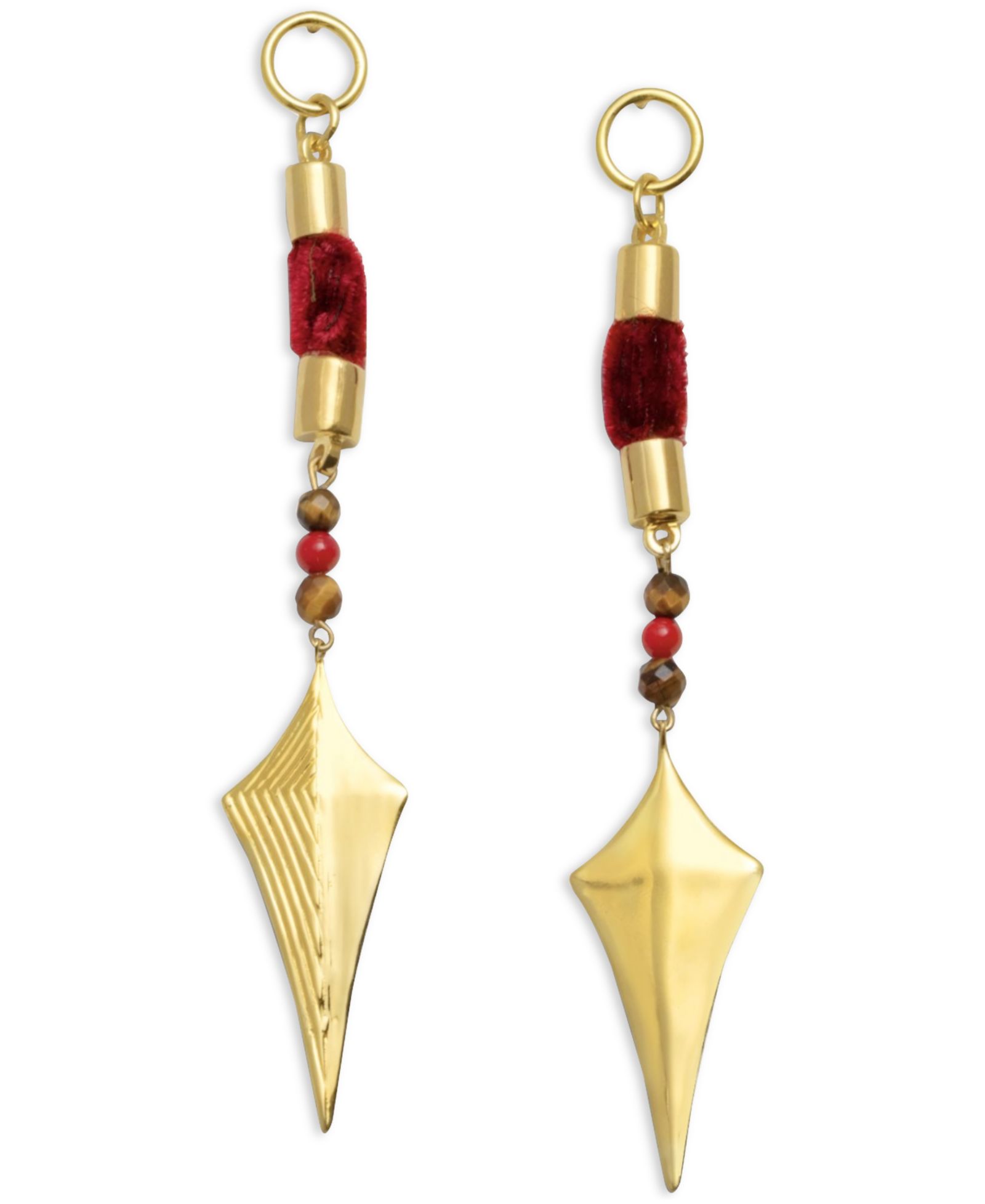 Серьги Nectar Nectar New York Lanza Dangle Drop, 18k Gold-Plated