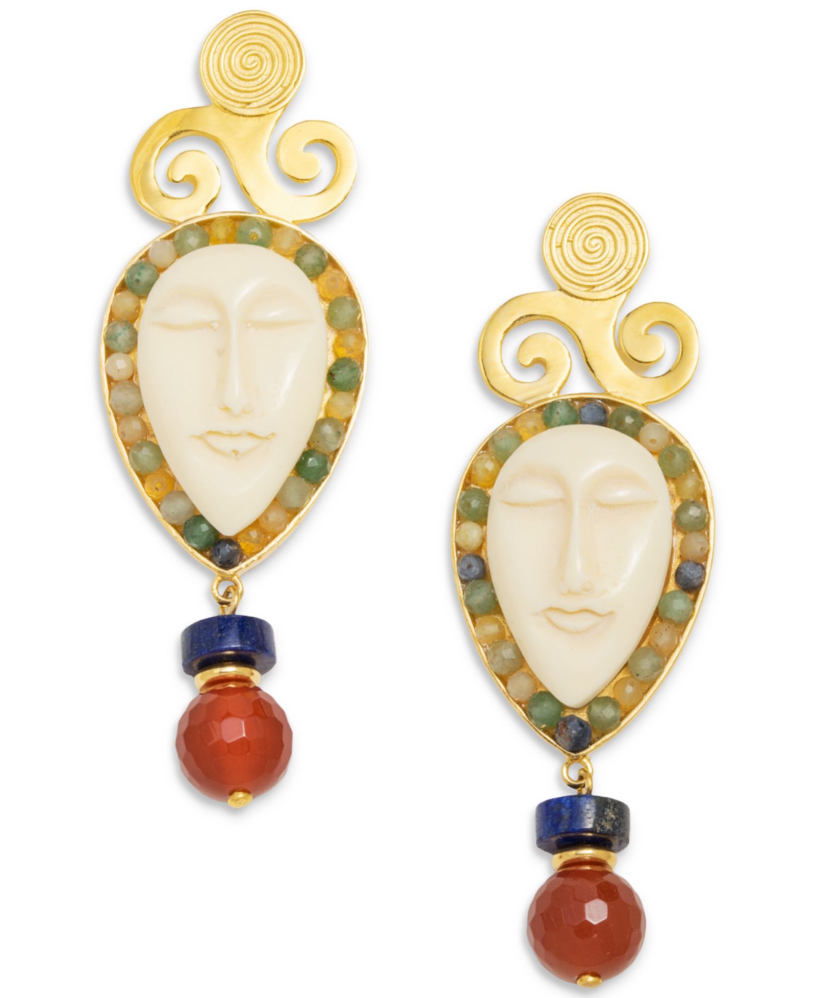 Серьги Nectar Nectar New York Andarika Gemstone Drop