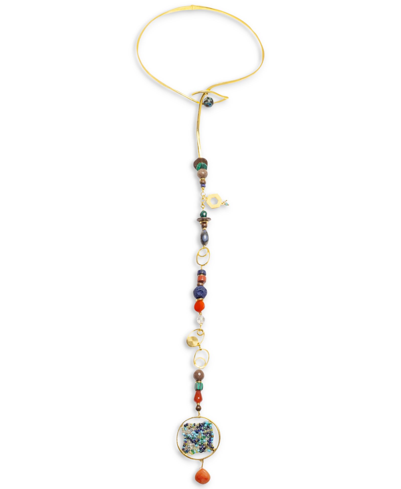 Nectar Nectar New York 18k Gold-Plated Hiereia 34" Choker Necklace