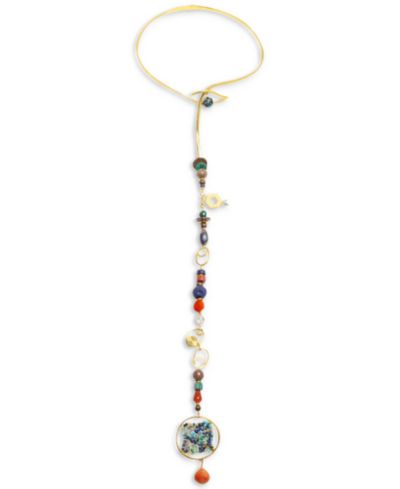 Колье-чокер Nectar Nectar New York 18k Gold-Plated Hiereia 34"