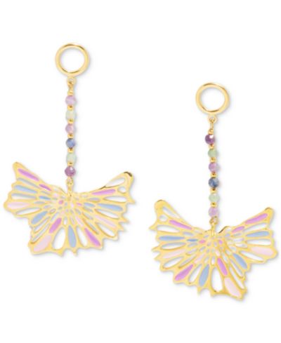 Серьги Nectar Nectar New York с позолотой 18k и смесью драгоценных камней