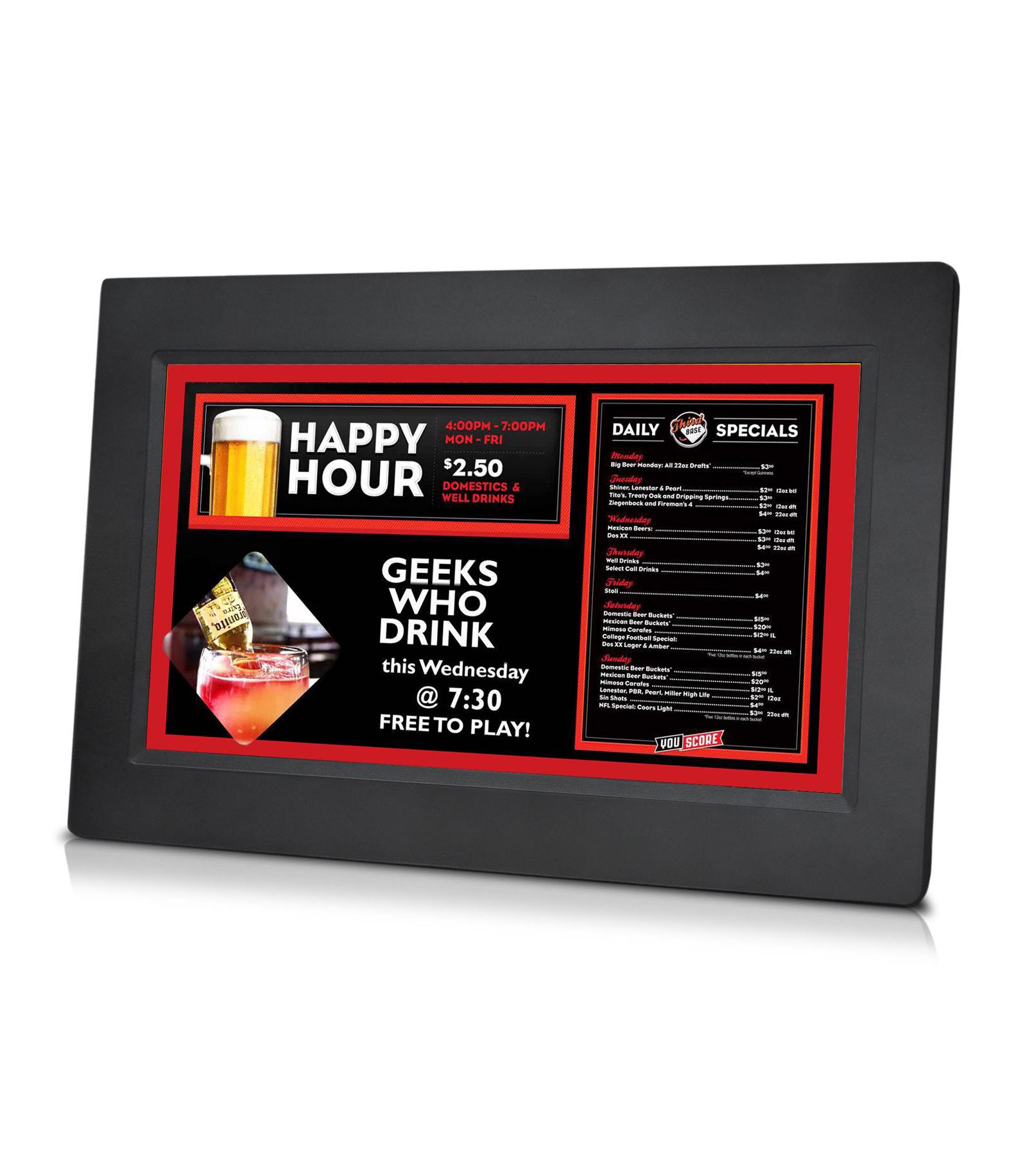Sungale 10" Cloud-Based Digital Signage Screen